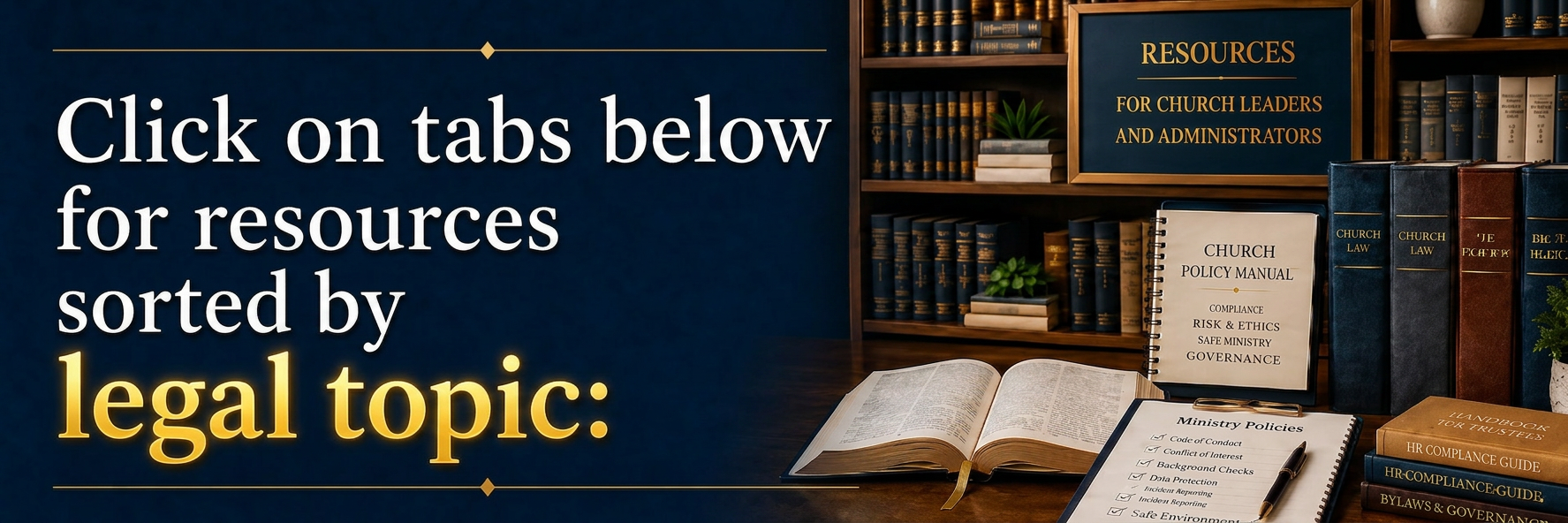 Click on Tabs for Legal Topic Banner